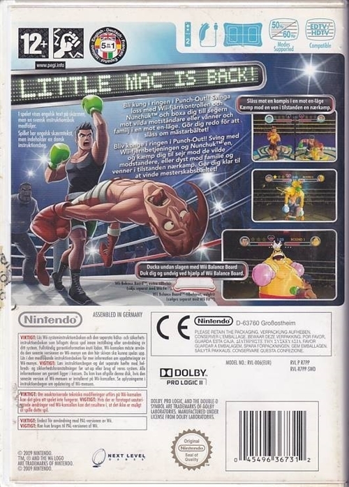 Punch Out - Wii (A Grade) (Genbrug)